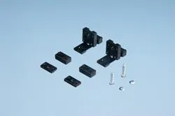 Guide frame for assembly onto DIN connectors through wiring field