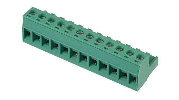 Female Connector 5,0 Hor. 12-Pole Angled