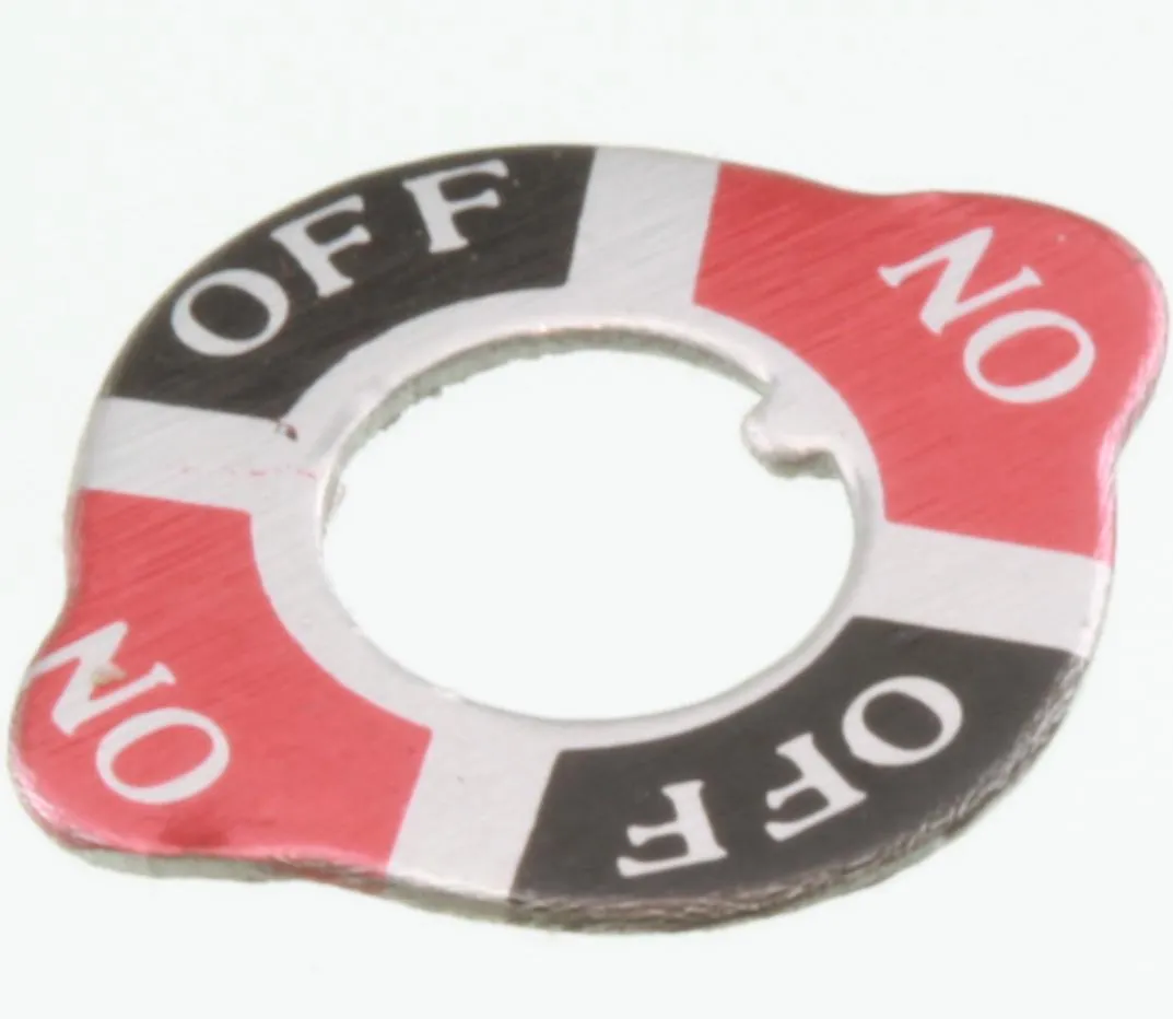 Toggle Switch SKILT for ON/OFF/ON