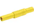 Sikkerhedsbanan stik 4mm CAT-III GUL