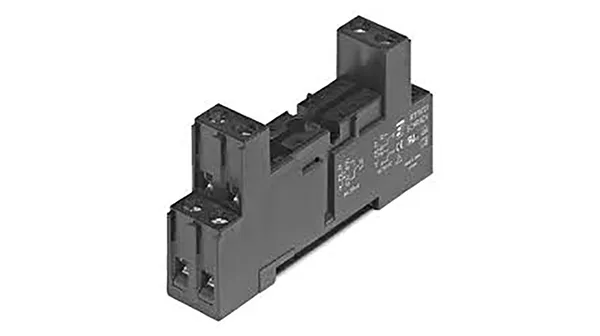 Relæsokkel til 2 polet skifte/lav model