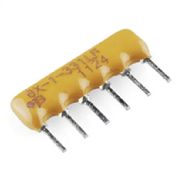 SIL-Resistor 5R/6P 150R 2%