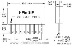 8 x DIODE NETWORK Common Anode