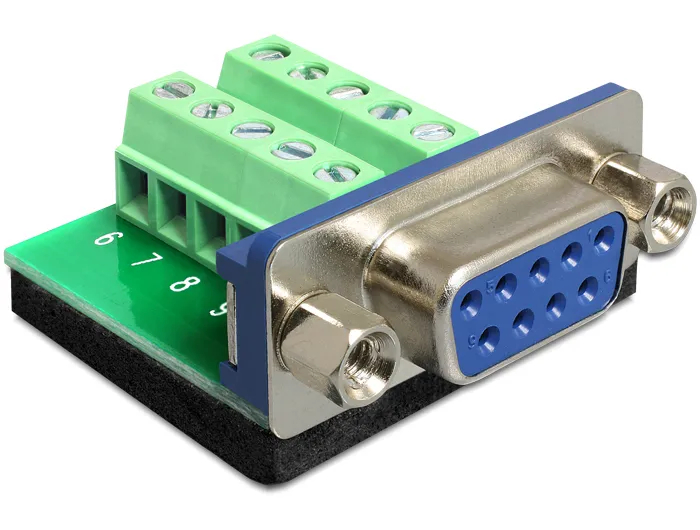 D-SUB HUN 9pol terminalblockadapter