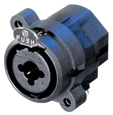 3-pol XLR/Jack 1/4" Hun Chassis/Print combo NEUTRIK
