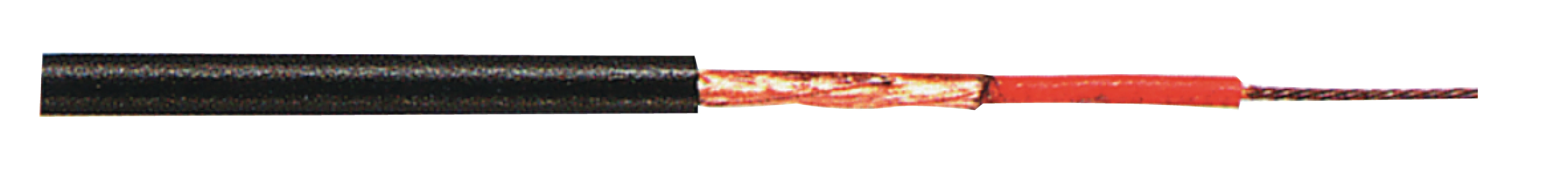 Mikrofonkabel, 1 x 0.25 mm² SORT Ø=3mm