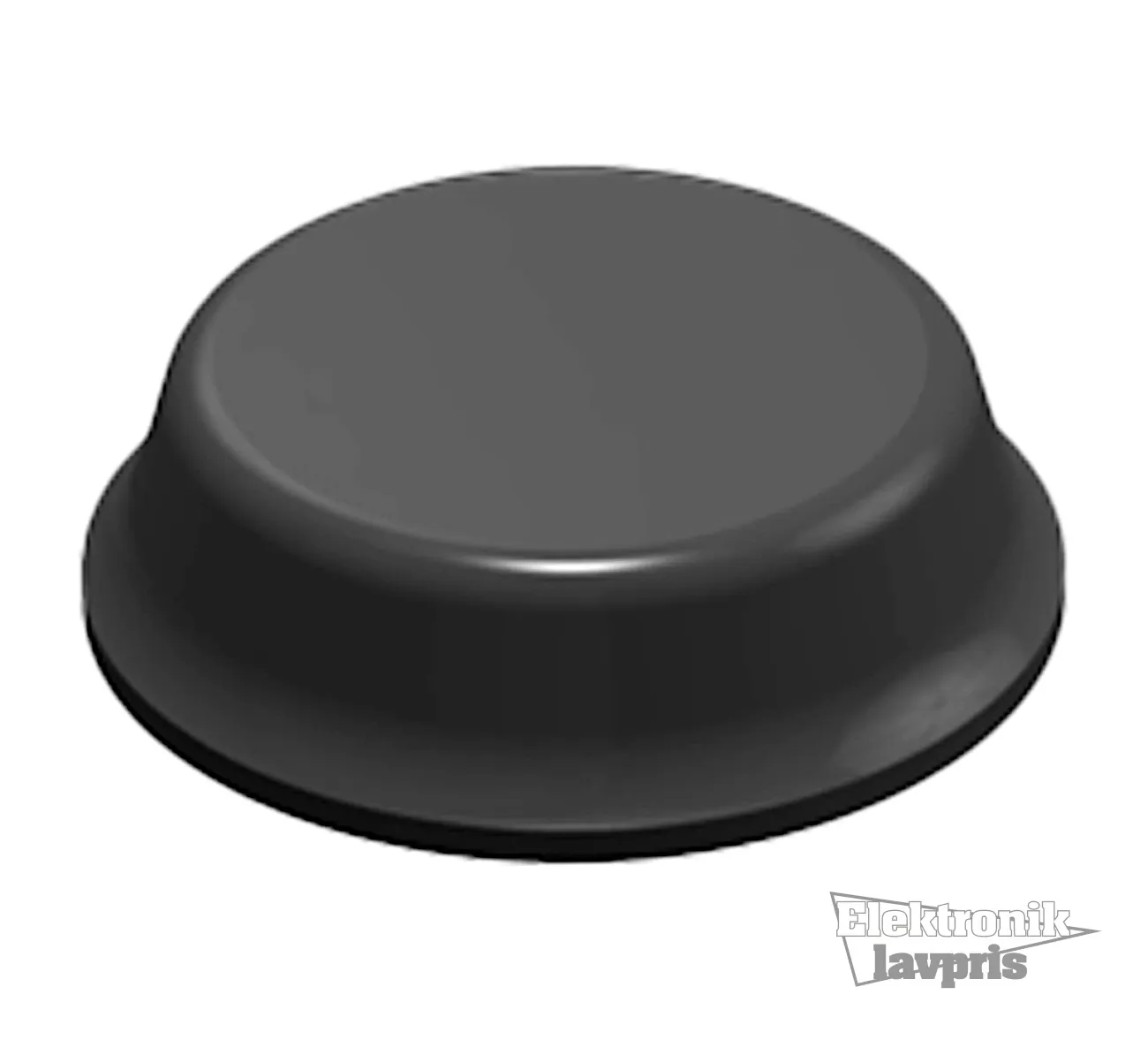 Gummifod Sort Ø=12,7x3,5mm. 56 stk.