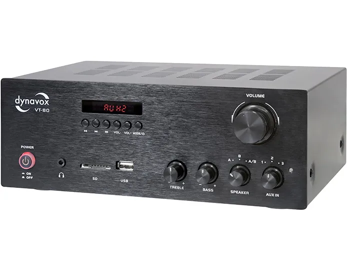Dynavox mini-forstærker 2x80W Stereo/VT-80