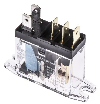 1 x skifte relæ 24VDC 10A 1100R