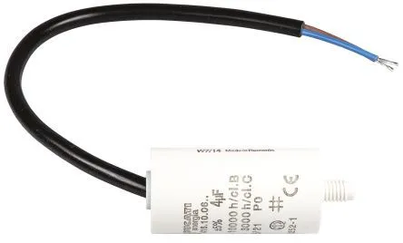 Motorstart kondensator 4uF, 475V Ø28x55mm