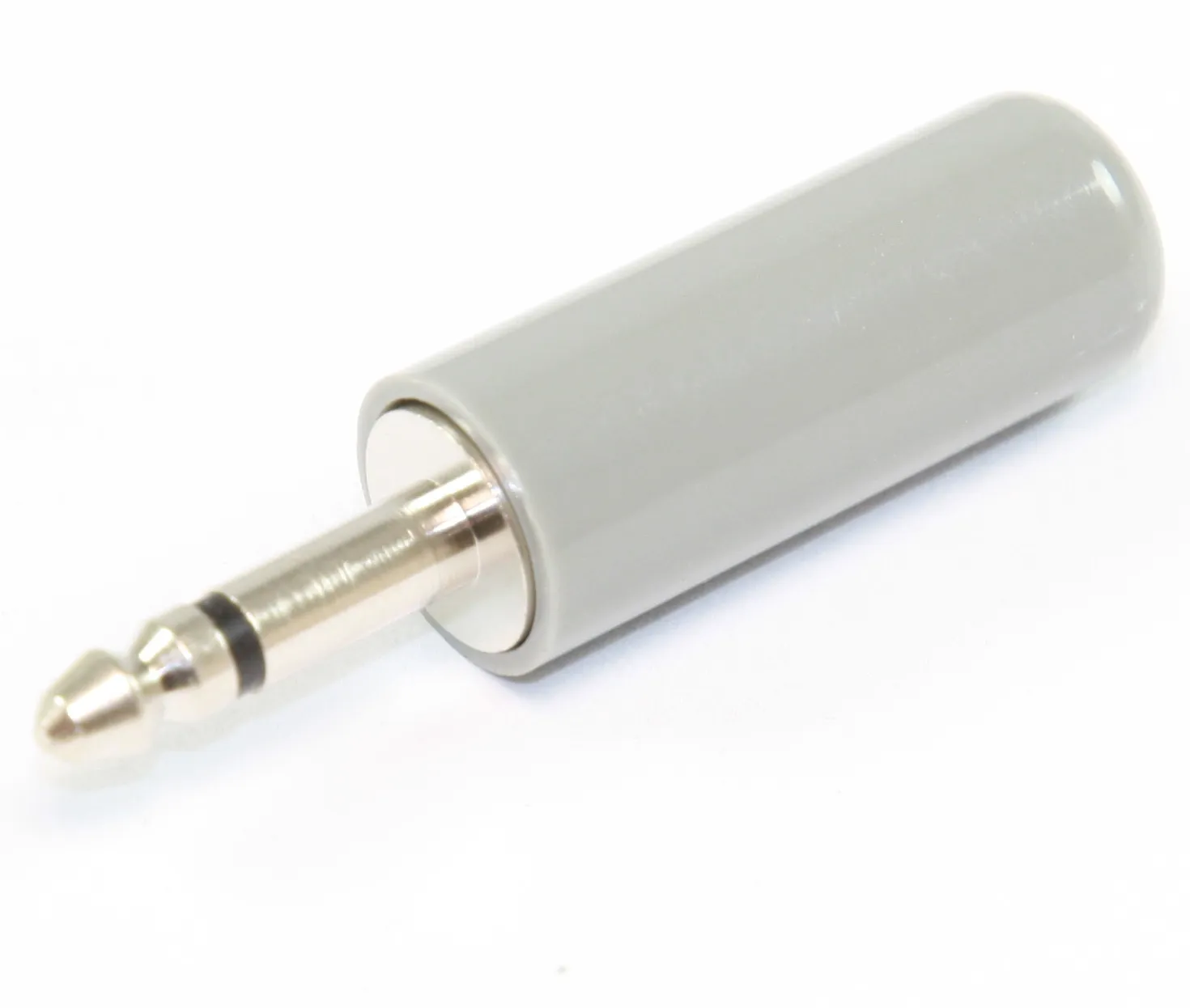 3.5 Mono han Plastic GRÅ (max Ø4,5mm kabel)