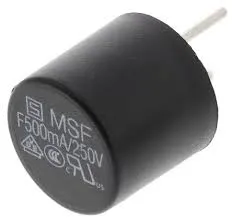 Miniature Fuse 0,040A Quick-acting Short