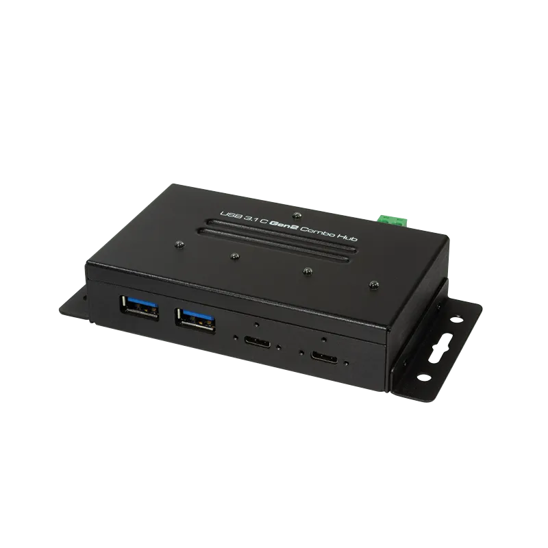 LogiLink® USB-C 3.1 Gen 2, 4-port combo hub, industrial level