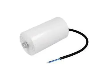 Motorkondensator 100uF 450VAC m.ledning