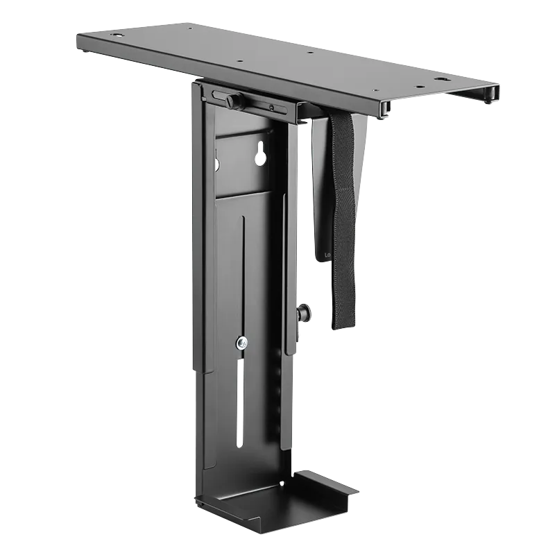 LogiLink® Adjustable under desk CPU mount, rotatable, slidable