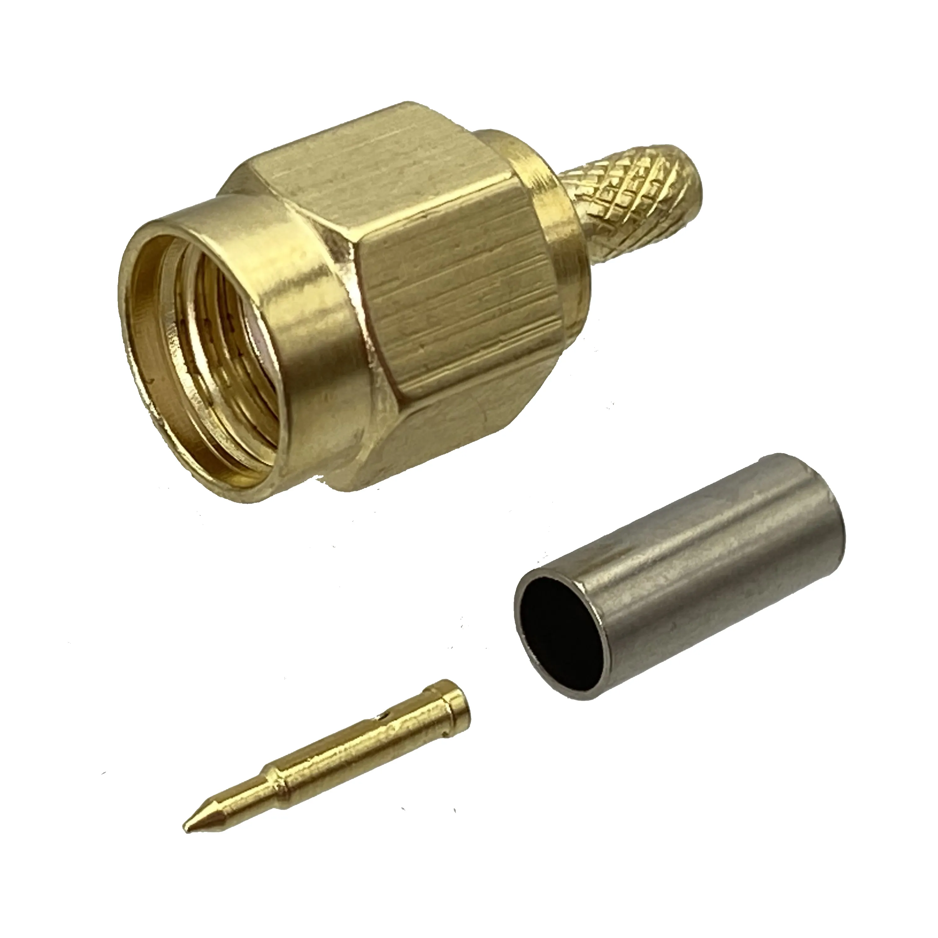 SMA crimp HAN for RG-174