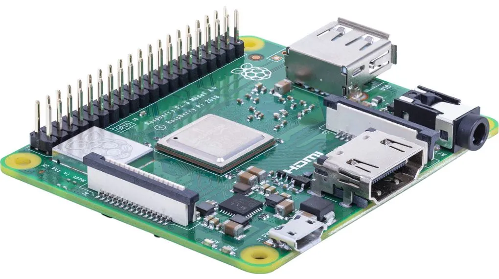 Raspberry Pi 3 A+, 4x 1.4 GHz, 512 MB RAM