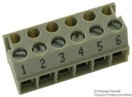Term.Block 6-Pole Grey