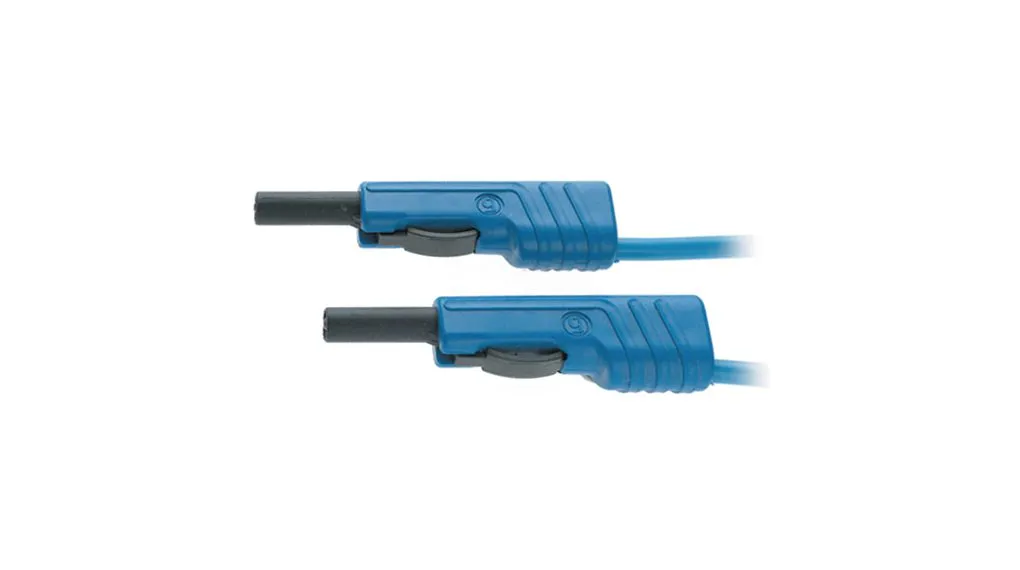 Safety test lead ø4mm Red 100cm CAT I