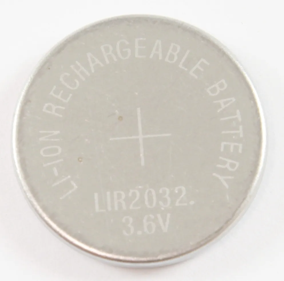 Lithium knapcellebatteri, Genopladelig Lir2032