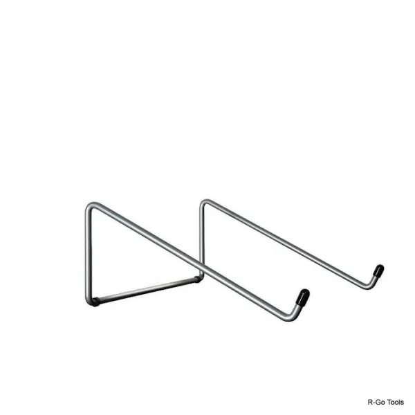 R-Go Tools Steel Basic Laptop Stand, silver