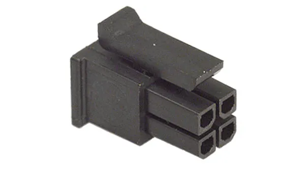 Female contact housing dual row 4P