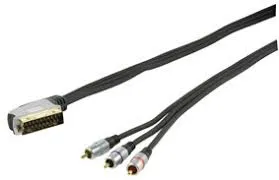 Scart - 3xphono compnent RGB, 5meter
