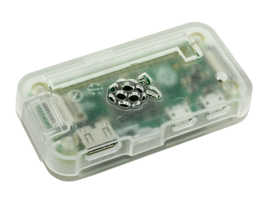 Raspberry Pi Zero / Zero Wireless case, slim, MicroSD cover, frosted