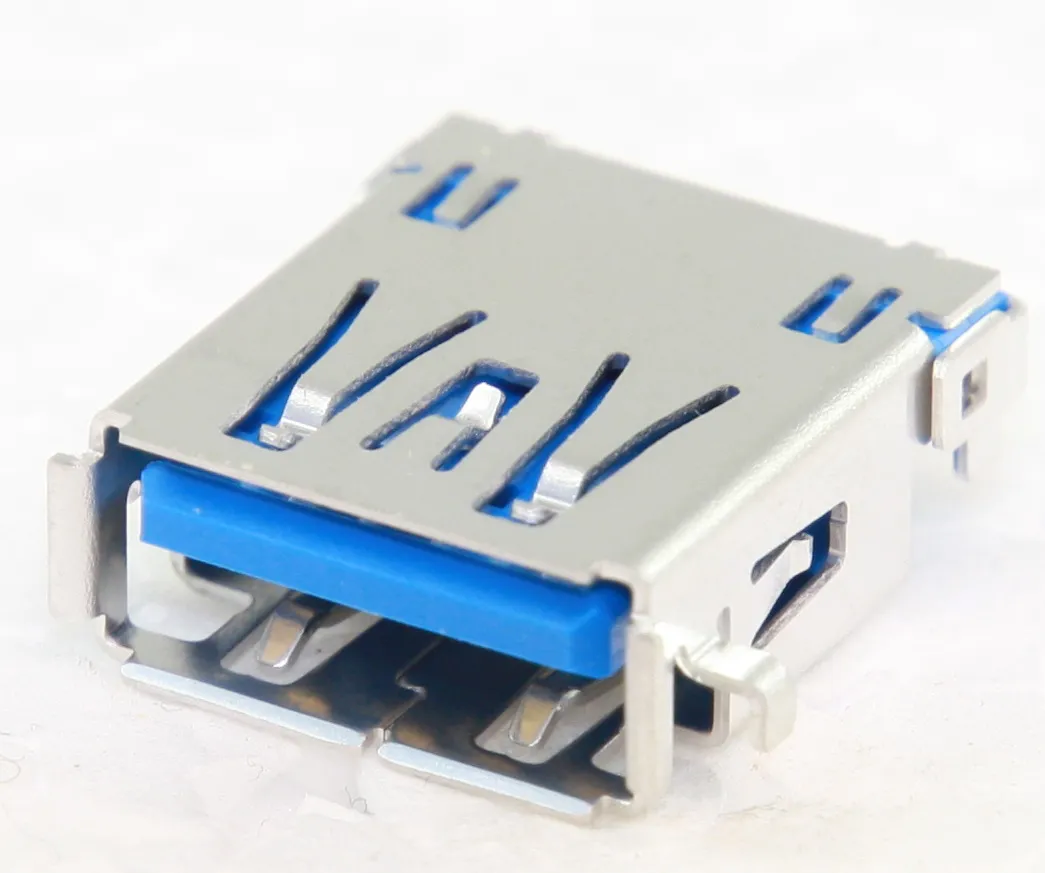 USB Connector, USB Type A, USB 3.0, Receptacle, 9 Ways