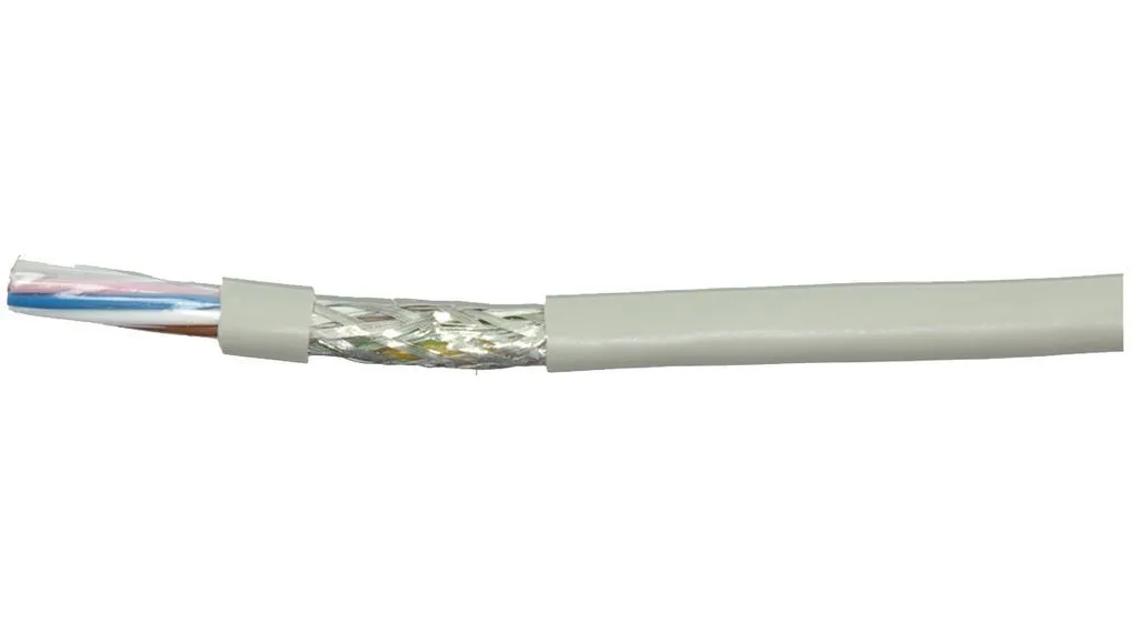 Multileder Skærmet 8x0.25 mm² Grå