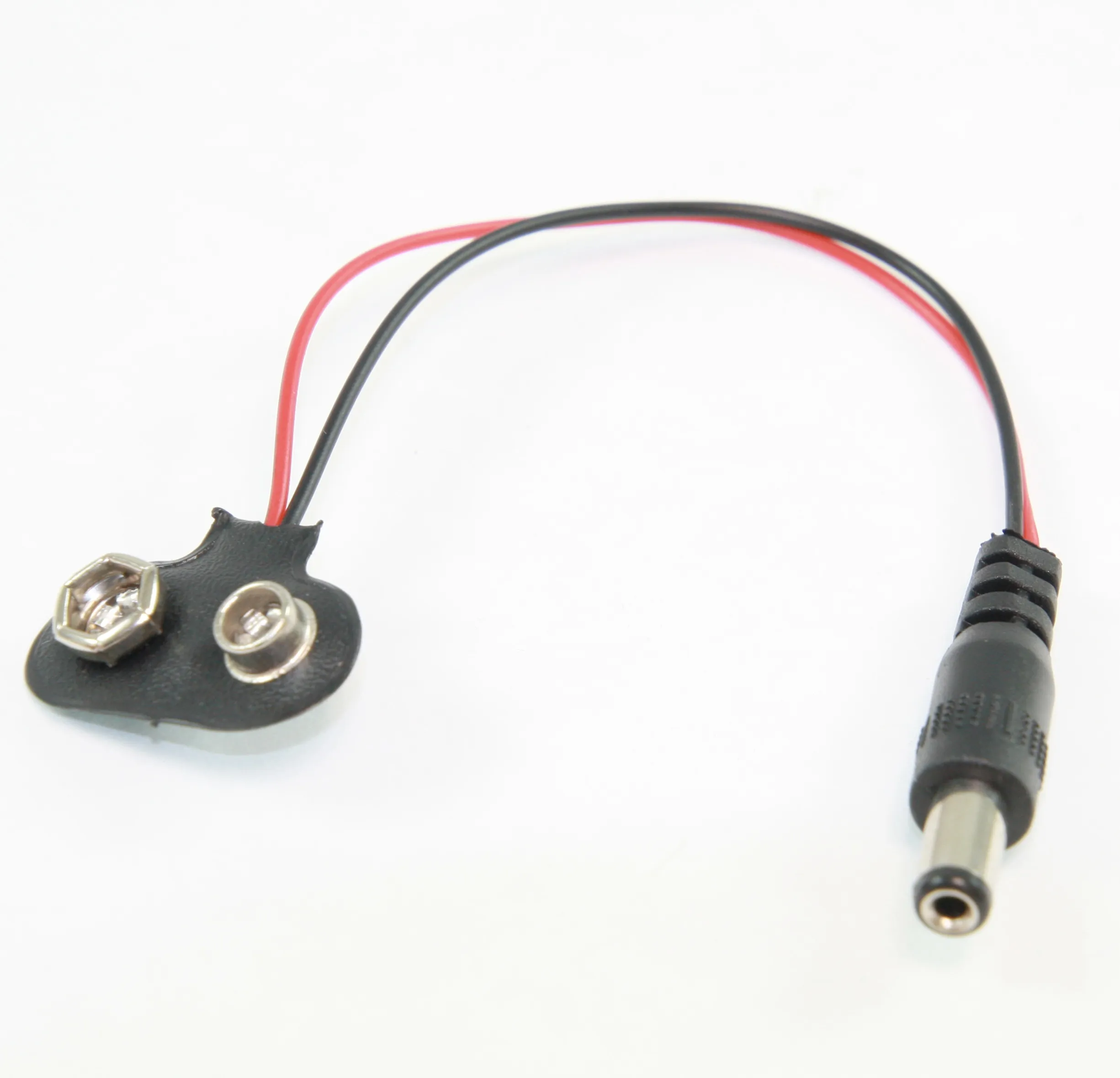 MALE DC PLUG TO 9V PP3 BATTERY CLIP