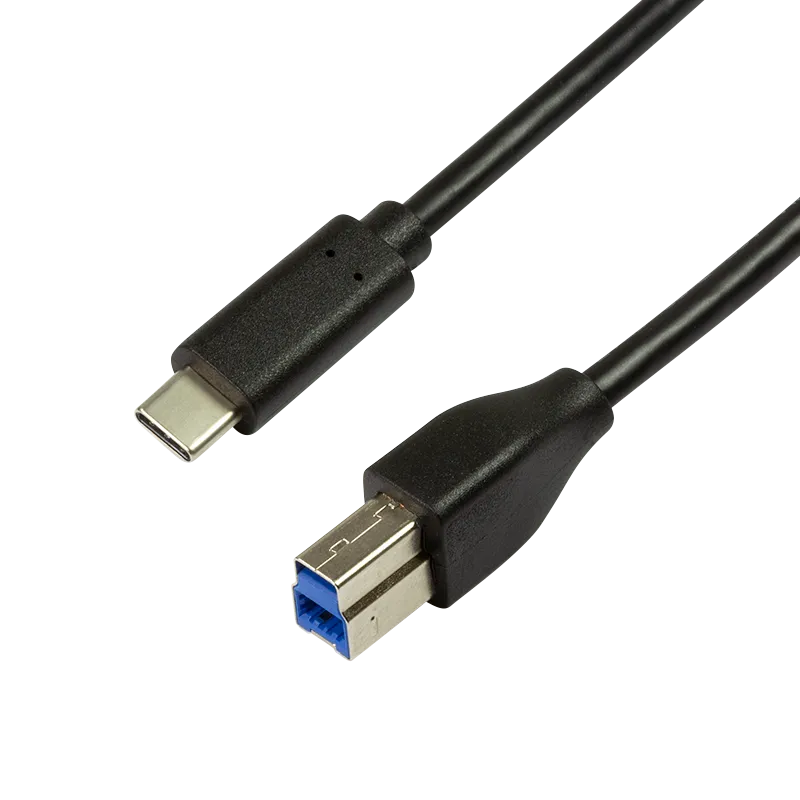 USB-C Gen1x1 kabel, han > USB-B han, 1m