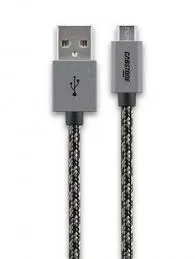 USB A han - USB MICRO-B han 2m, TEXTIL