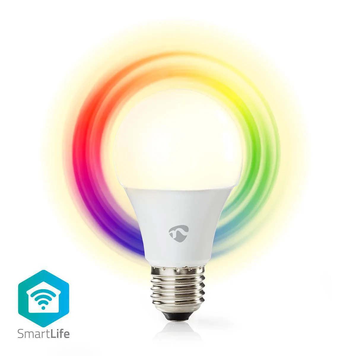 Smart LED-pære med Wi-Fi | Fuldfarve og varm hvid | E27