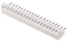 Lige Printkortfatning med 1 Række, 2.54mm Afstand, 20-Polet, 2,5A 250 V