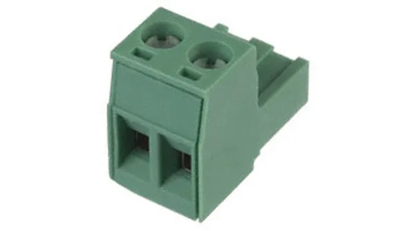 Female Connector 5,08 Hor. 2-Pole Angled
