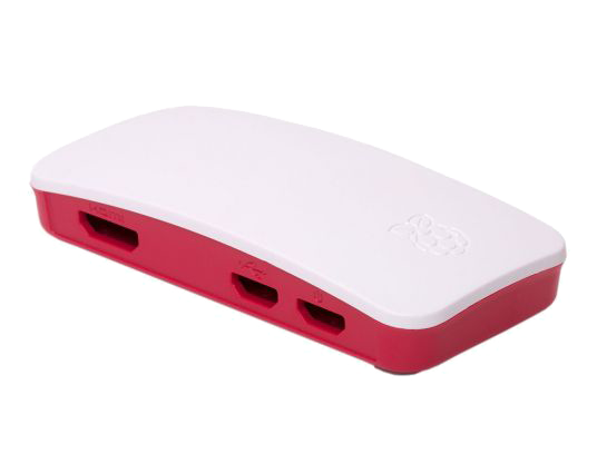 Raspberry Pi Zero official case, Zero/Zero Wireless, bulk, red/white