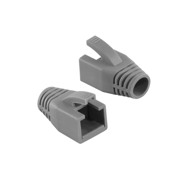 RJ45 hætte 8.0 mm for Cat.6/7/7A , Grå