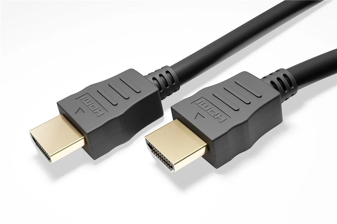 Ultra High Speed HDMI 2.1 Kabel 8K@60 Hz/4K@120Hz 0,5m Sort