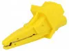 Croco Clip 4mm Yellow TESTEC 1000V CATIII