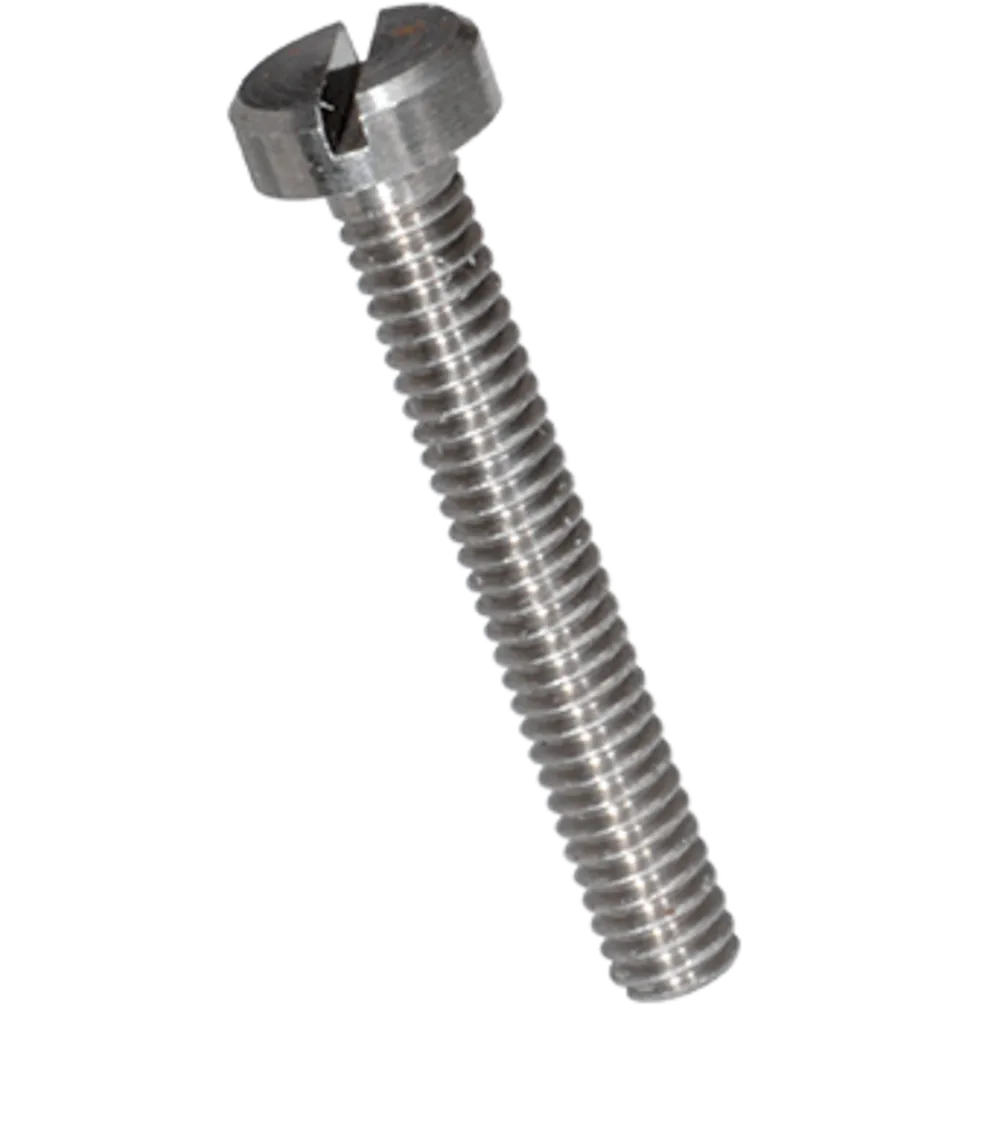 Cylinderskruer M1,2x8mm. Stål pose med 10 stk.