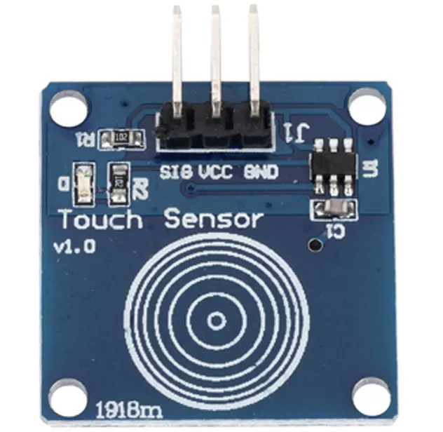 Sensor: touch; capacitive; Channels: 1; IC: TTP223; 2.4÷5.5VDC