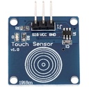 Sensor: touch; capacitive; Channels: 1; IC: TTP223; 2.4÷5.5VDC