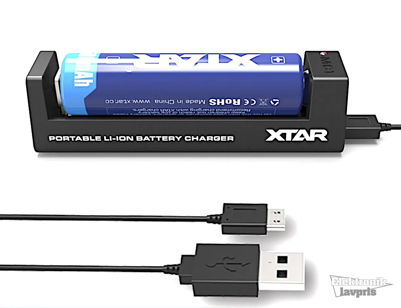 XTAR USB Li-Ion batterioplader