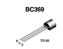 PNP 20V 1A 0,8W HFE:85 TO-92