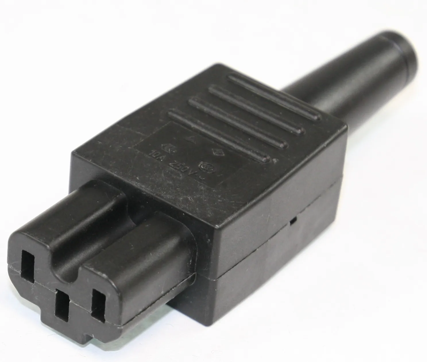 Series: 4771 IEC Connector C15A for very hot conditions 155°C, Rewireable, Straight