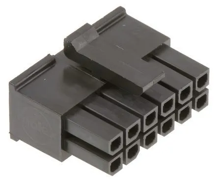 Female contact housing dual row 12P
