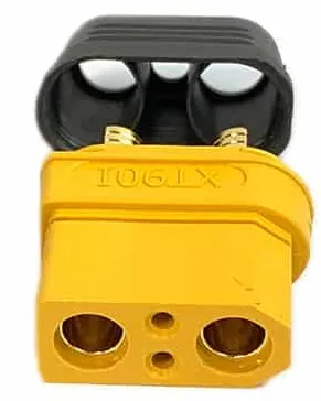 Plug; DC supply; XT90; female; PIN: 4; for cable; soldered; 40A; 500V