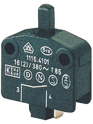 Micro switch 16AAC Plunger 1 Make Contac