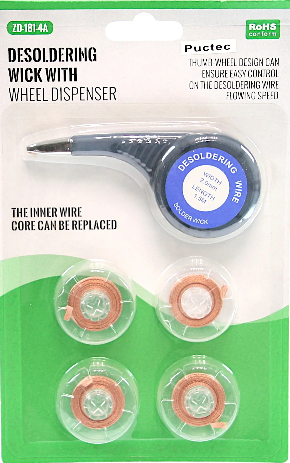 Tinsugetråd i dispenser, 2mm, 1,5m